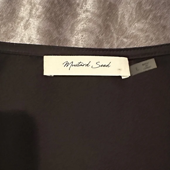 Black Ruched Blouse - Picture 6 of 7